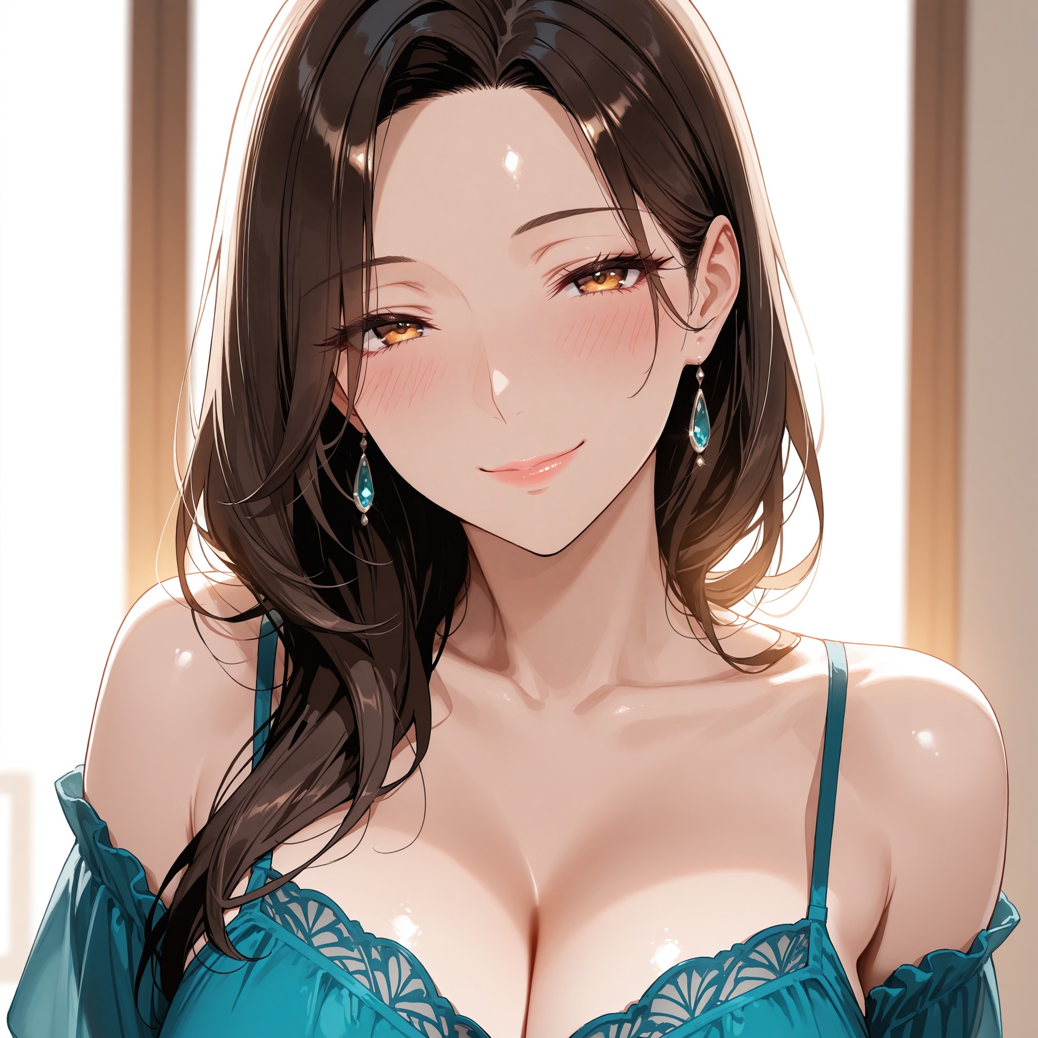 seductive smile（誘うような微笑み）