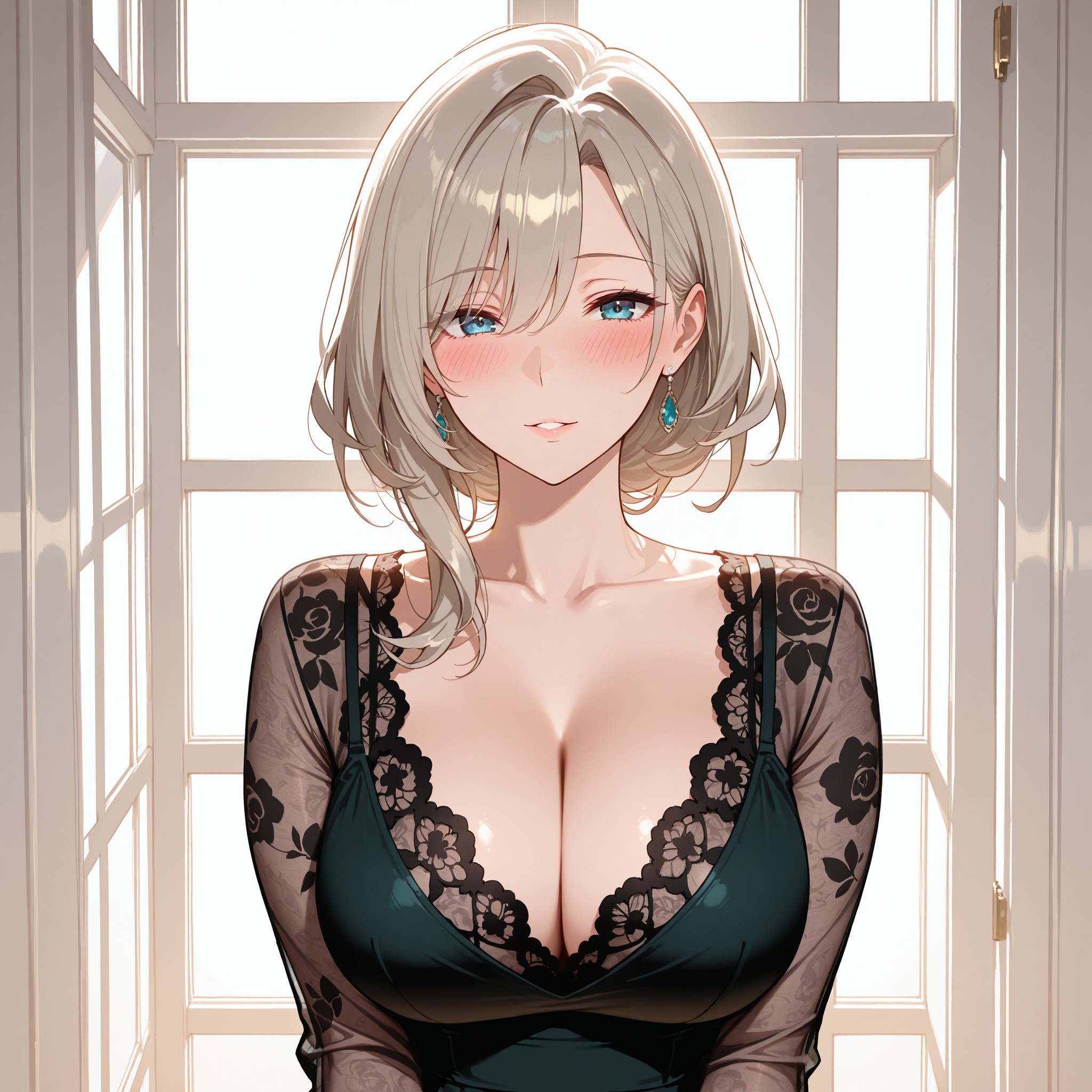 lace see-through（レースの透け）