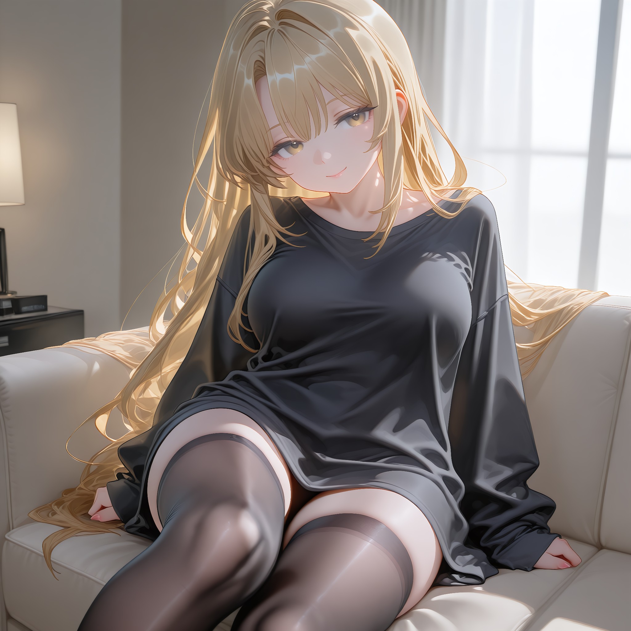 黒シャツ