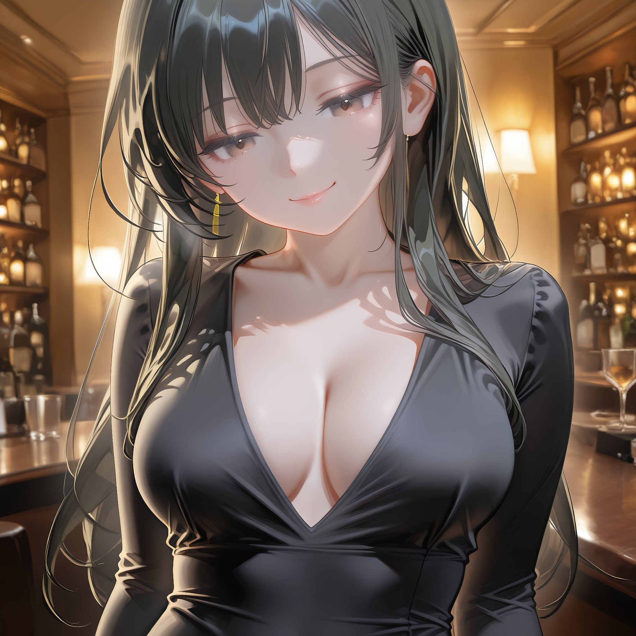 伏し目