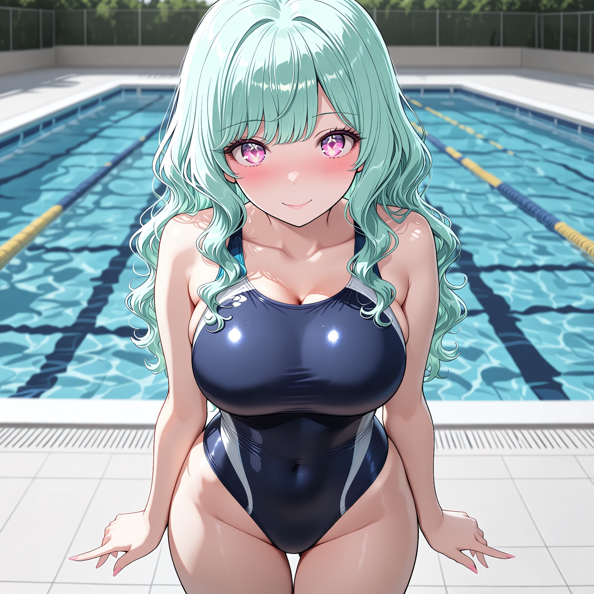 ややハイ。脚の付け根が見え始める。